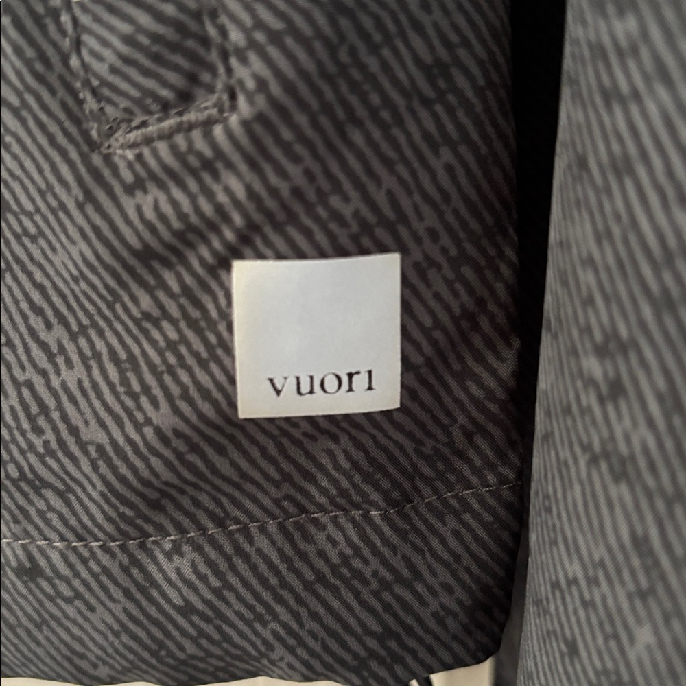 Vuori Black & Gray Pattern Pullover Windbreaker H… - image 7